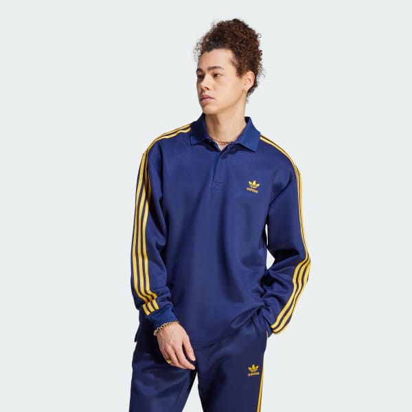 Blue adidas long hotsell sleeve